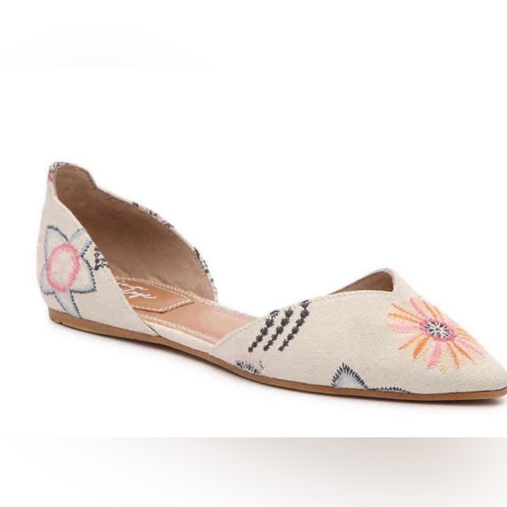 Crown vintage Kourtnee Flat - Beige Floral